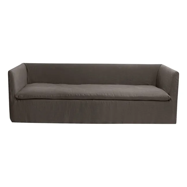 Boho Washed Linen 4-Seater Sofa | Bark