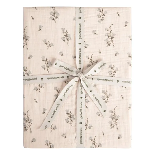 Drap-housse Bluebell en mousseline de coton | Crème