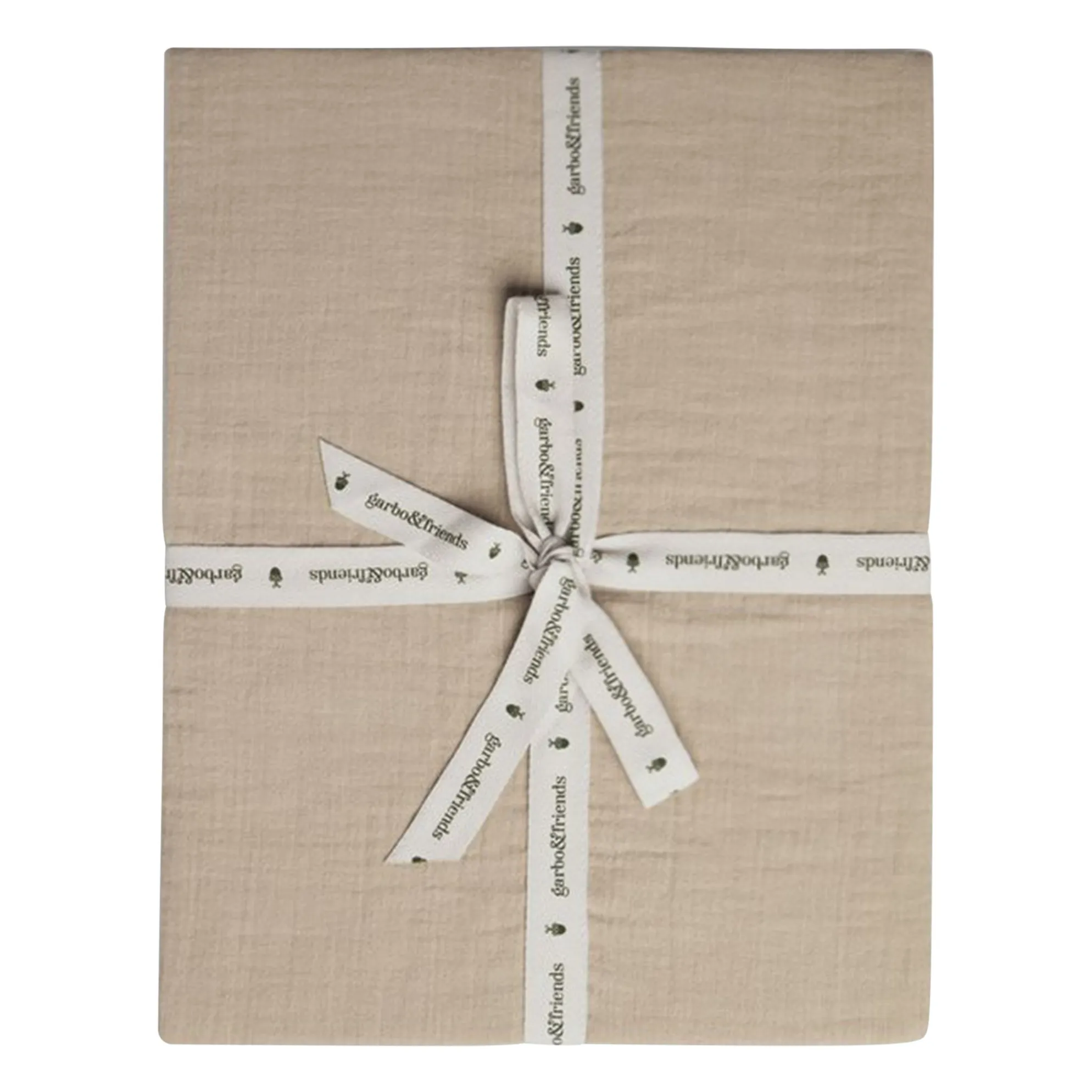 Drap-housse en mousseline de coton | Ecru- Image produit n°0