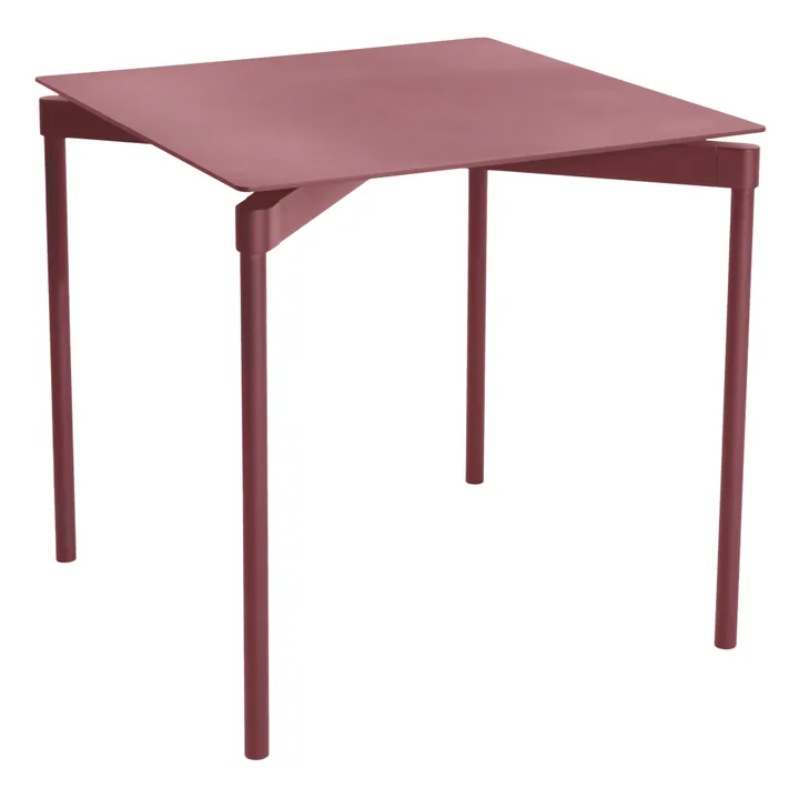Table carrée Fromme outdoor - 4 personnes | Rouge Brun- Image produit n°1
