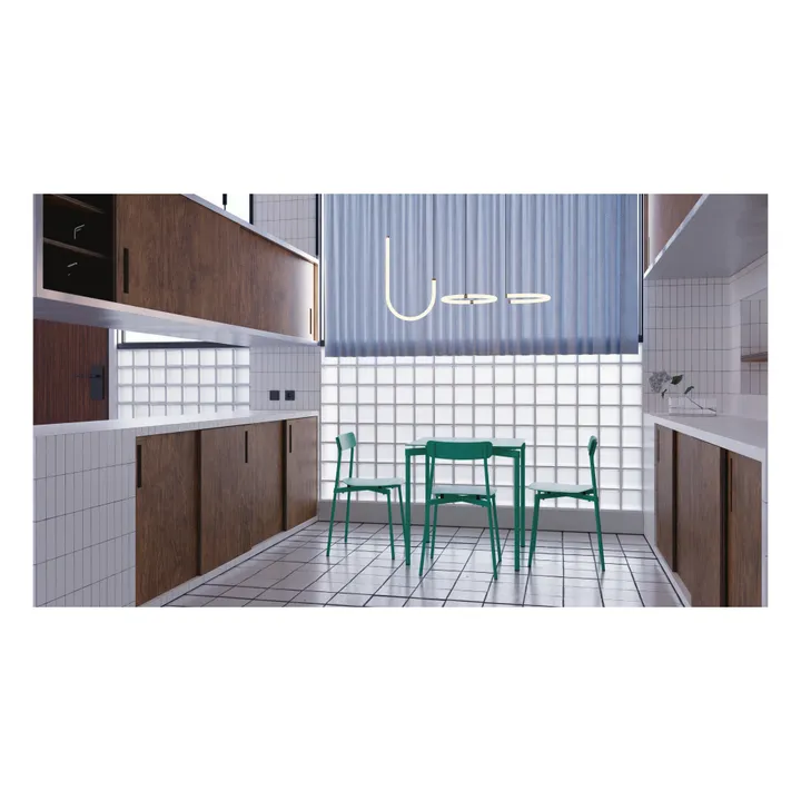 Fromme Outdoor Square Table - 4 People | Mint Green- Product image n°1
