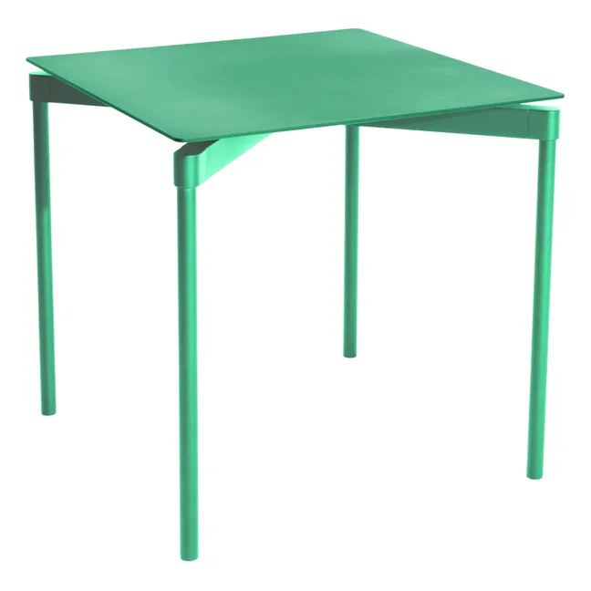 Tavolo quadrato, modello: Fromme, da esterni - 4 persone | Verde menta