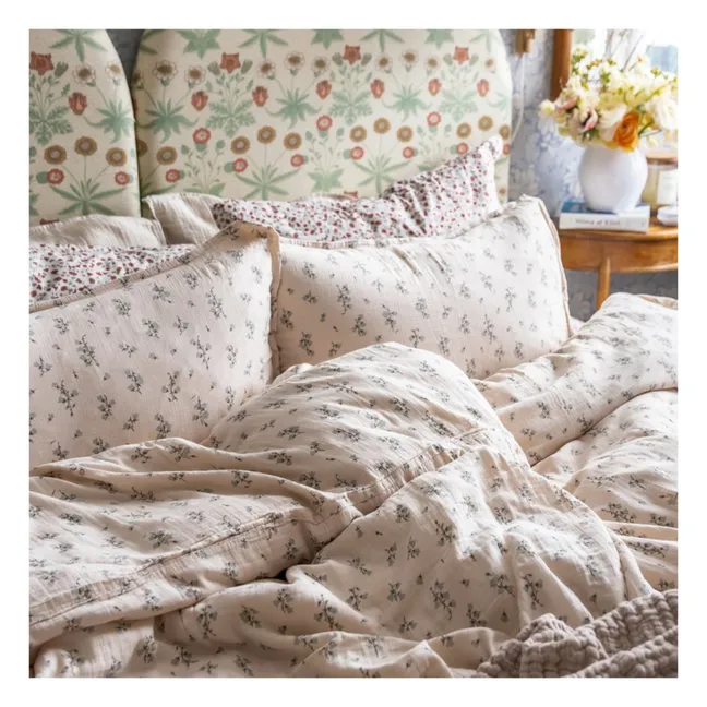 Bluebell Cotton Chiffon Duvet Cover | Cream