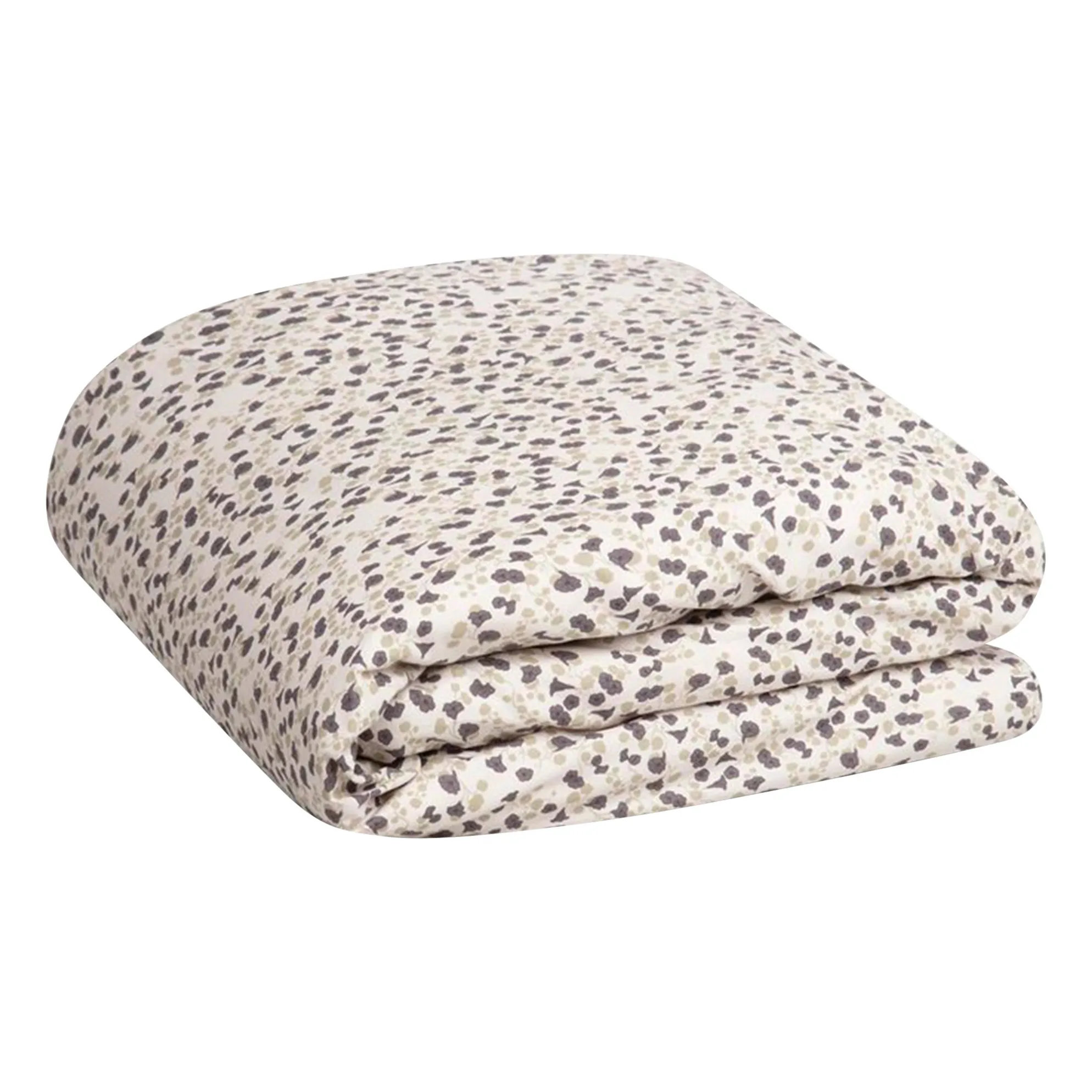 Housse de couette Imperial Cress en percale de coton | Gris- Image produit n°0