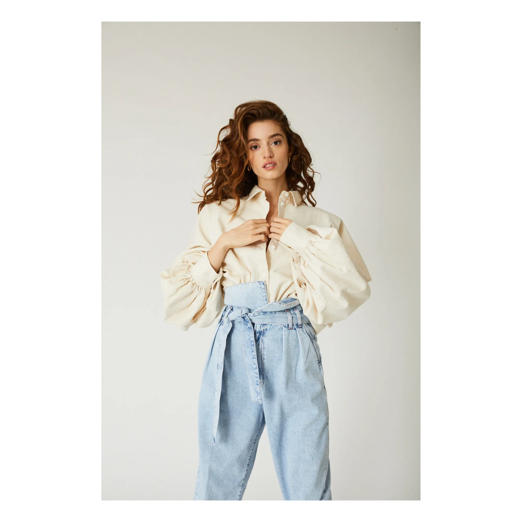 Claire Shirt | Ecru- Product image n°0