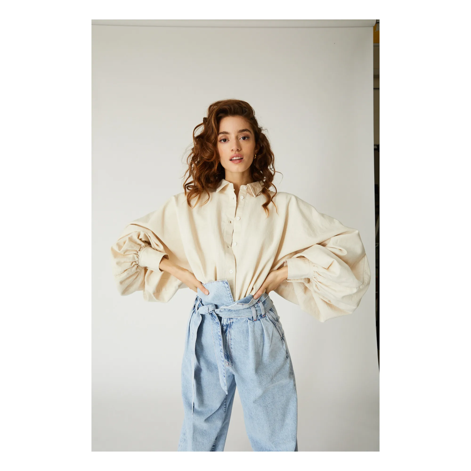 Claire Shirt | Ecru- Product image n°1
