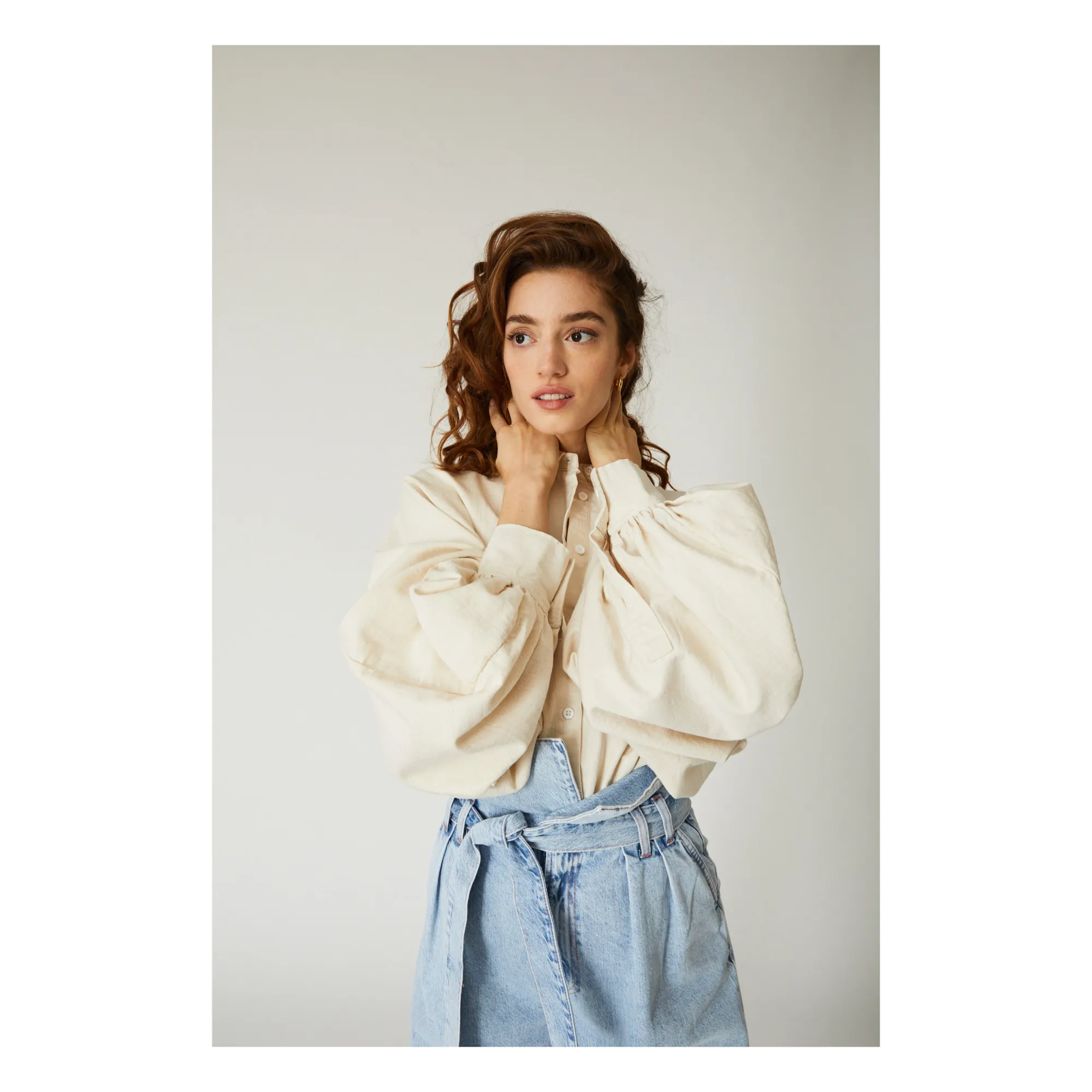 Claire Shirt | Ecru- Product image n°3