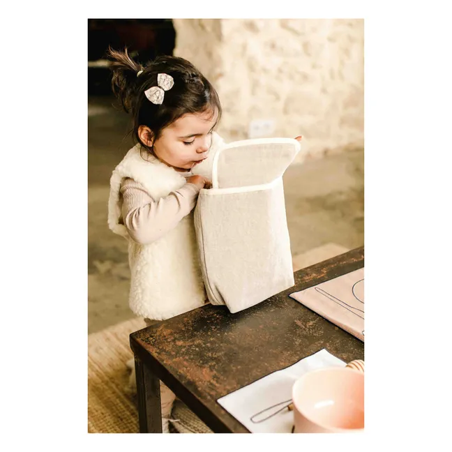 Isothermal Lunch Bag in Linen Laura