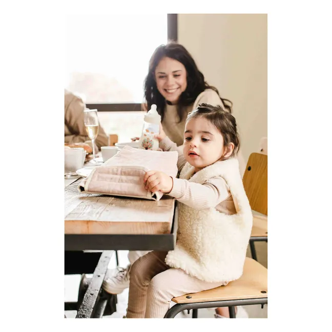 Lunch Bag Isotherme en Lin Laura | Rose