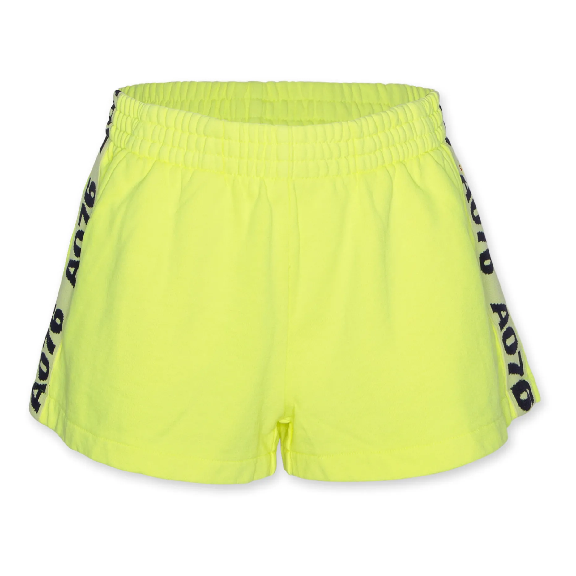 Ao76 Fluorescent Yellow Leni Organic Cotton Shorts