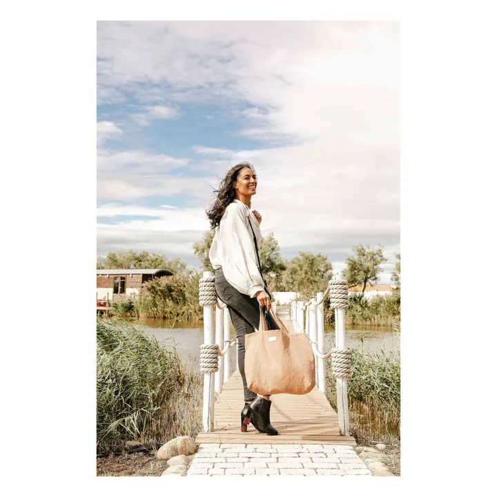 Linen Tote Bag | Terracotta- Product image n°1