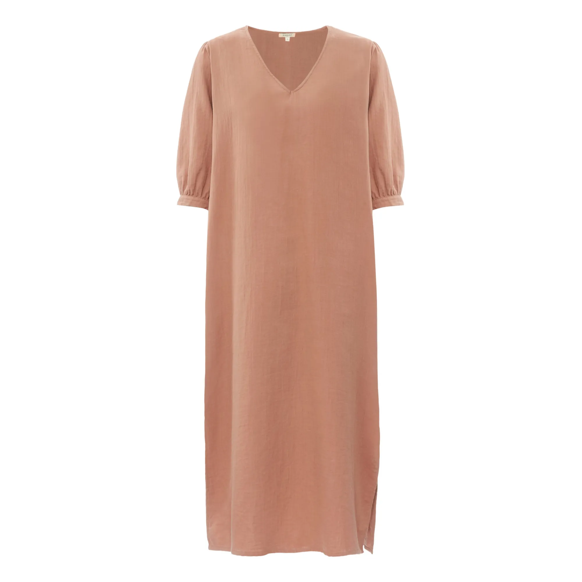 Marlot Paris Women's Dusty Pink Tilda Cotton Muslin Dress - ’S Collection