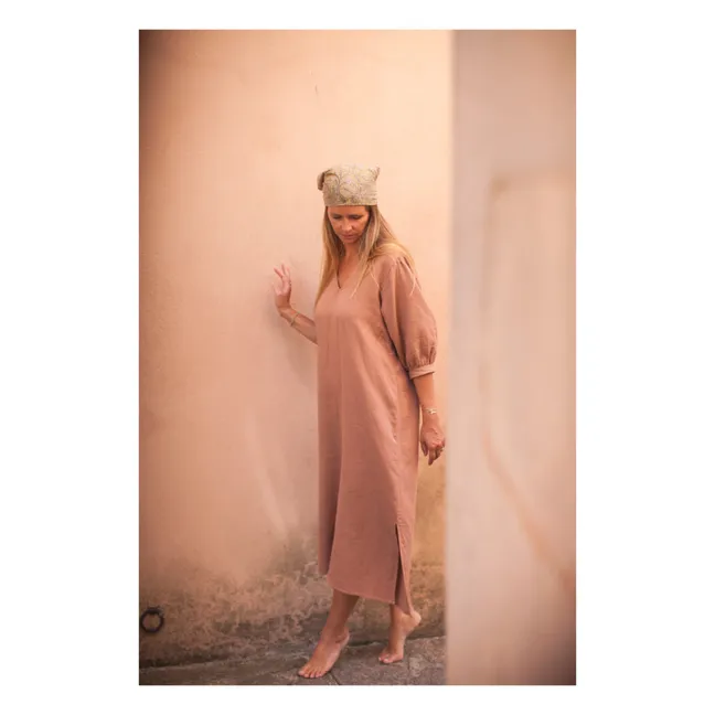 Robe Gaze de Coton Tilda - Collection Femme  | Vieux Rose