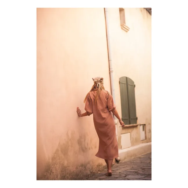 Robe Gaze de Coton Tilda - Collection Femme  | Vieux Rose