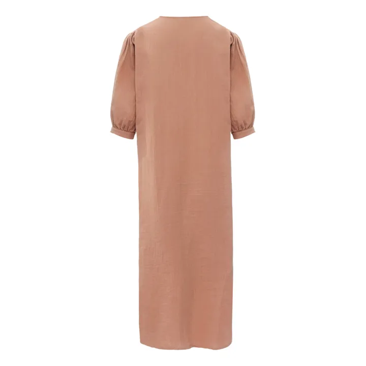 Robe Gaze de Coton Tilda - Collection Femme  | Vieux Rose- Image produit n°8