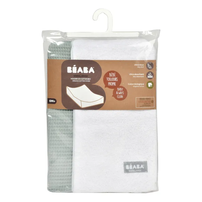 Sofalange Changing Mat Cover | Green water