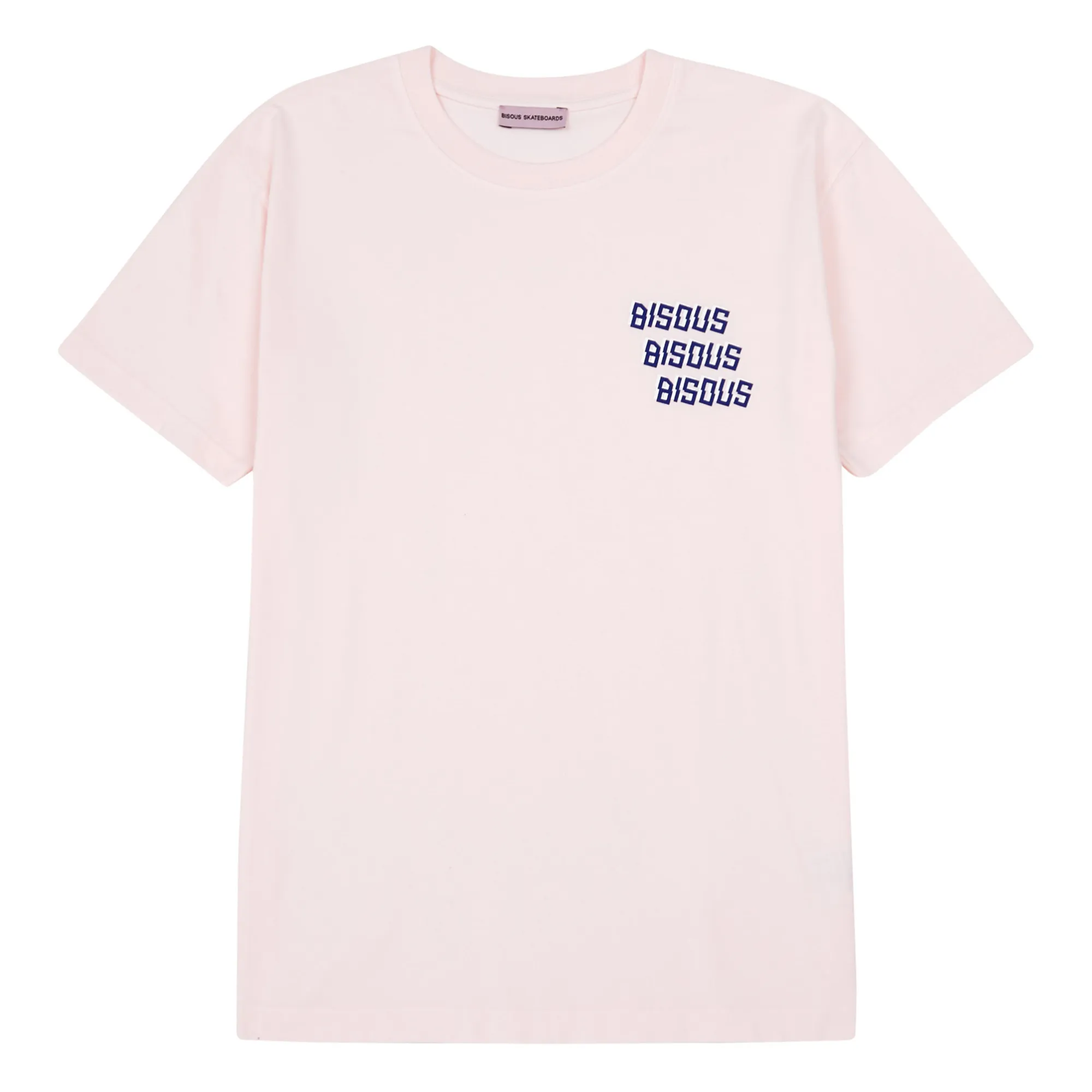 Bisous Skateboards T-shirt Bisous Rose pâle Smallable