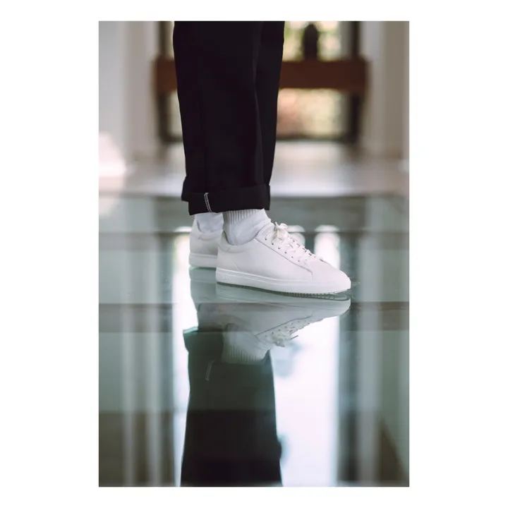 Bradley Leather Sneakers | White- Product image n°2