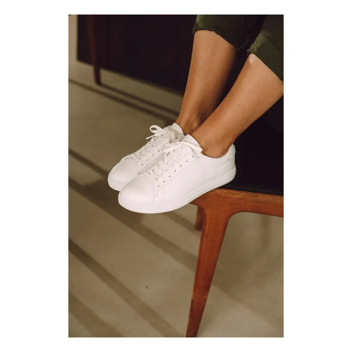 Bradley Leather Sneakers | White- Product image n°3