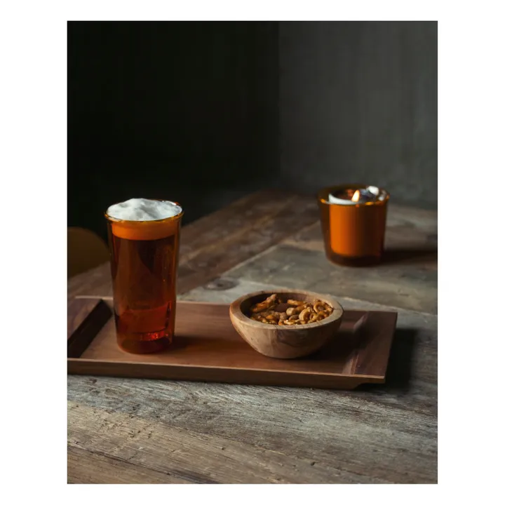 Cast Beer Glass | Amber- Product image n°2