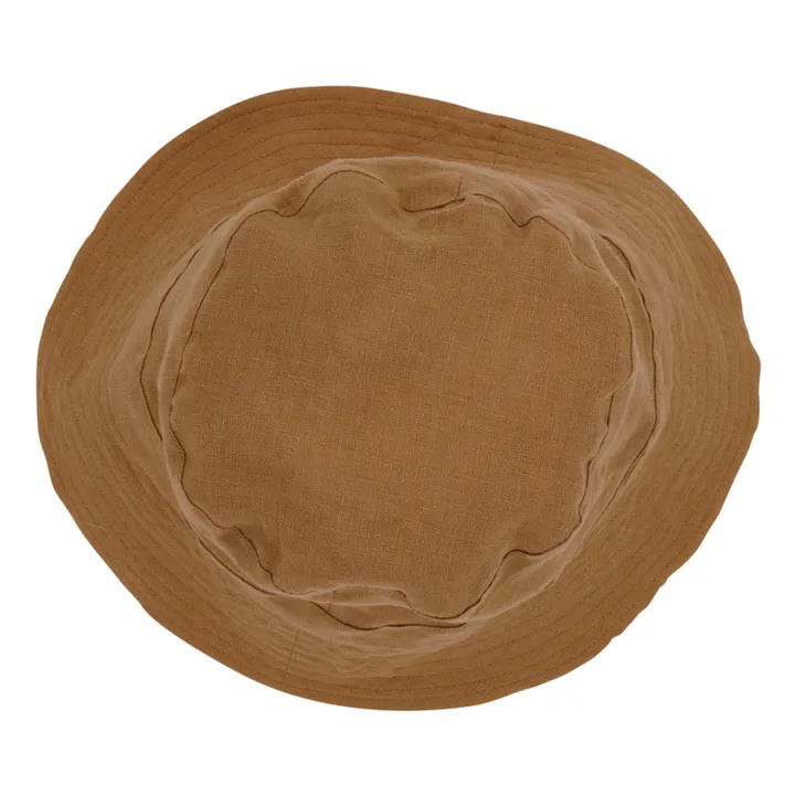 Francis Organic Linen Hat | Camel- Product image n°2