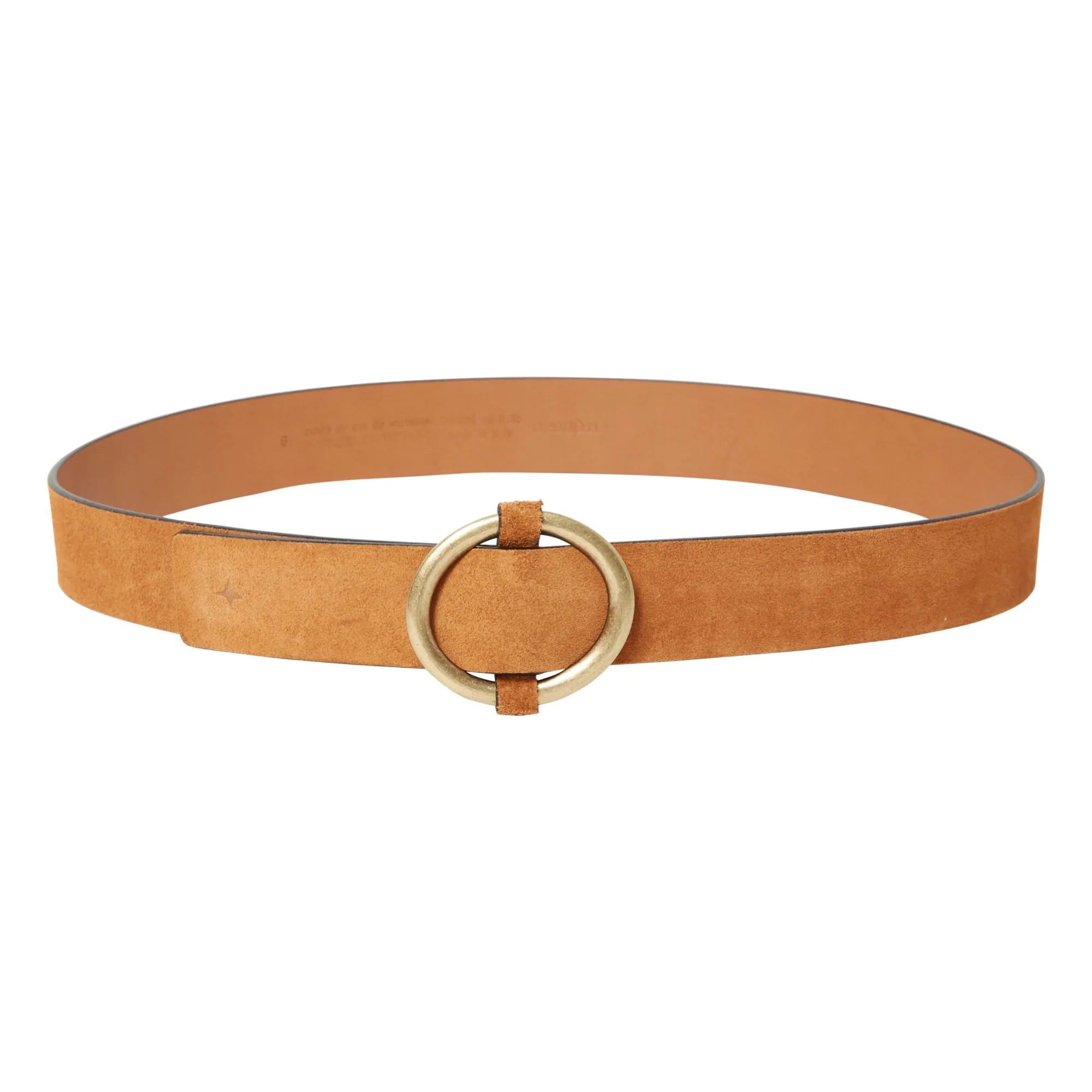 Sessùn Camel Tisao Suede Belt