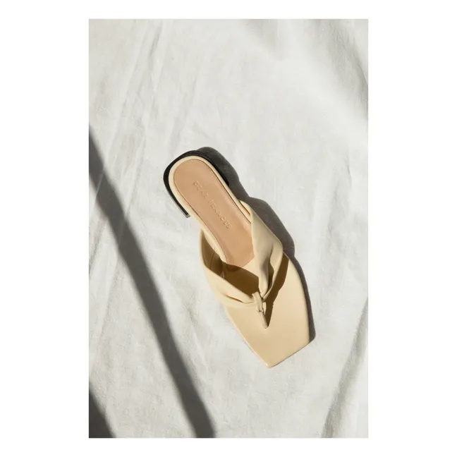 Sandalen Wrap | Elfenbeinfarben