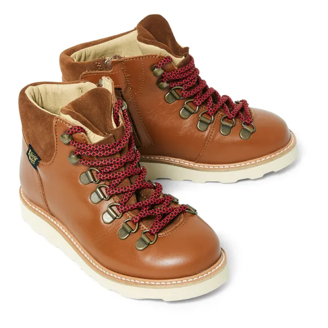 Eddie Lace-up Boots | Camel