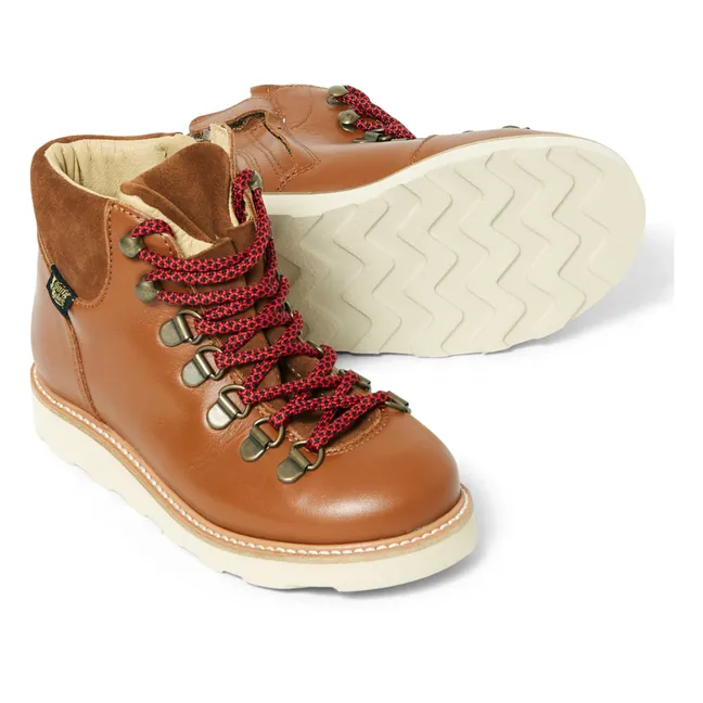 Eddie Lace-up Boots | Camel