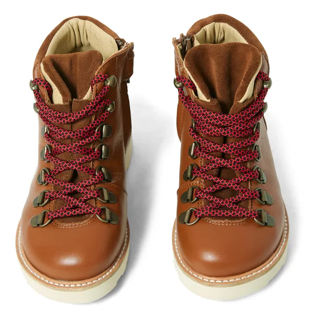 Eddie Lace-up Boots | Camel