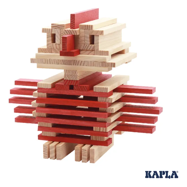 Building Block Set - 40 Pieces | Red