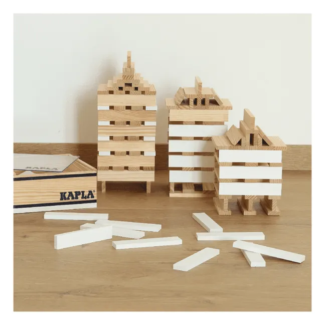 Building Block Set - 40 Pieces | White
