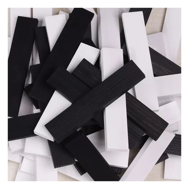 Black and White Building Block Set - 100 Pieces