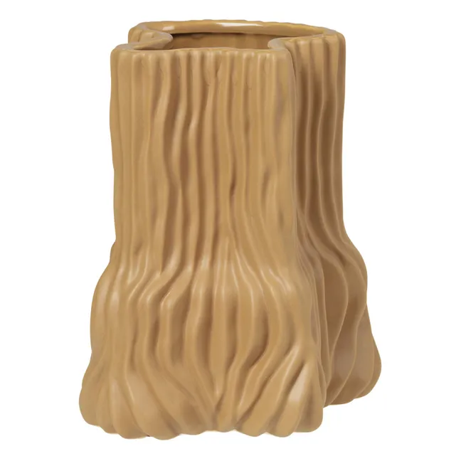 Magny Stoneware Vase | Brown