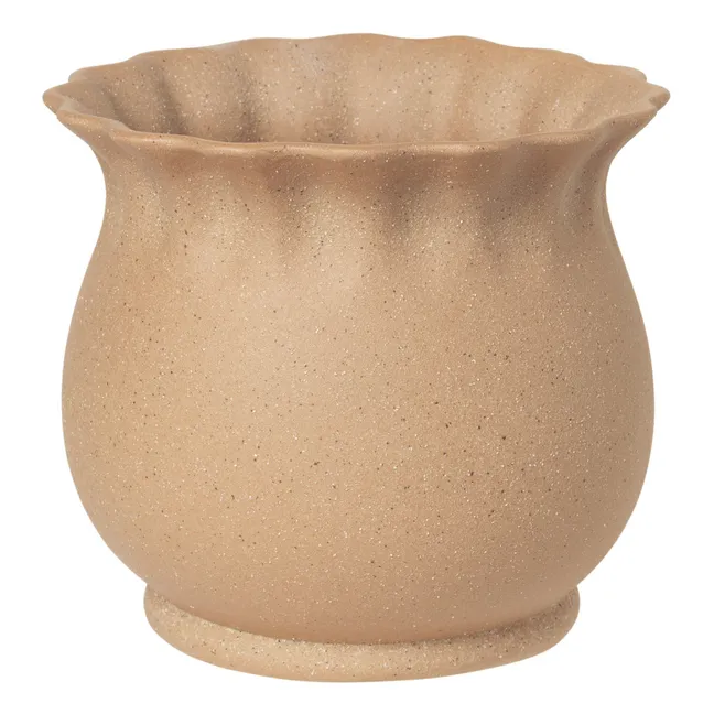 Alexa Ceramic Planter Pot | Sand