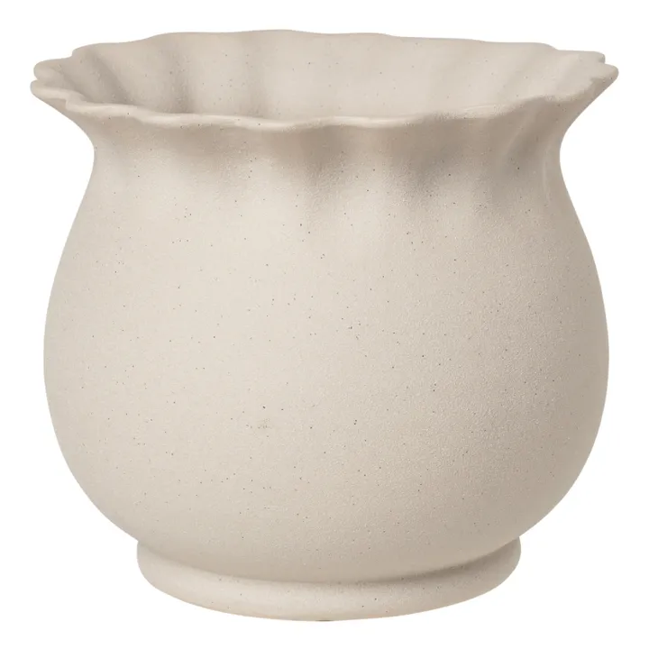 Copri-vaso, modello: Alexa, in ceramica | Grigio- Immagine del prodotto n°2