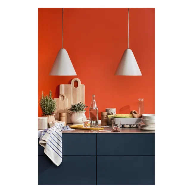 Copri-vaso, modello: Alexa, in ceramica | Grigio