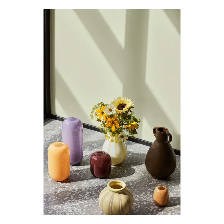 Vase Wilma en céramique | Sable- Image produit n°1