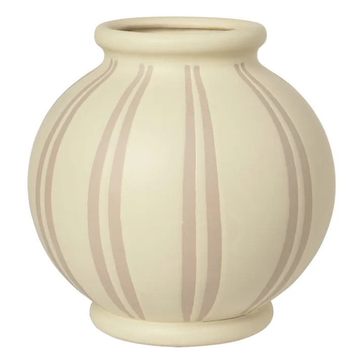 Vase Wilma en céramique | Sable- Image produit n°2