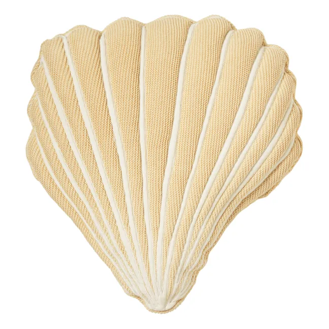 Kissen Seashell | Gelb