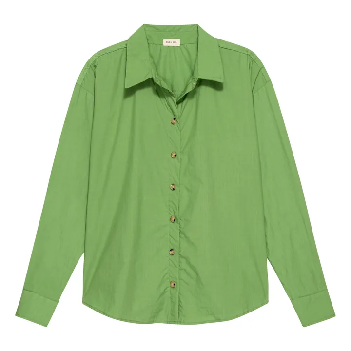 Hemd aus Baumwollpopeline | Grün- Produktbild Nr. 0