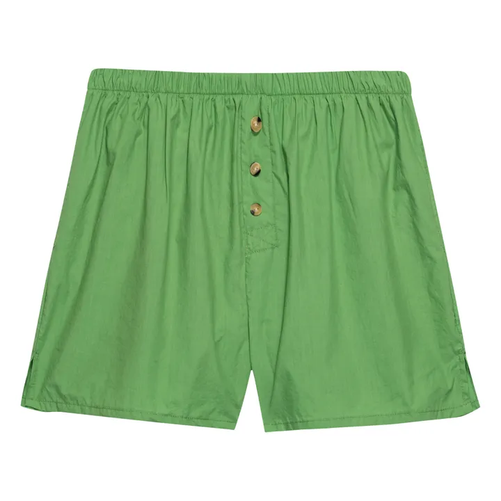 Shorts aus Baumwoll-Popeline | Grün- Produktbild Nr. 0