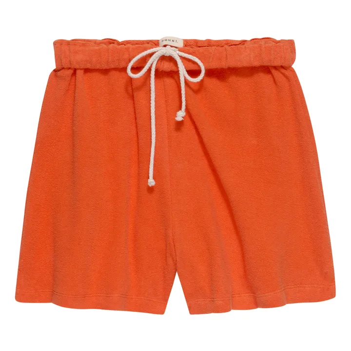Pantalones cortos de rizo | Naranja- Imagen del producto n°0