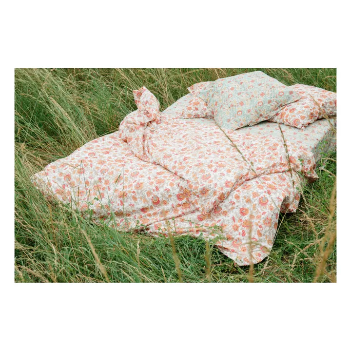 Bettbezug Noemie aus Bio-Baumwolle | Rosa- Produktbild Nr. 1