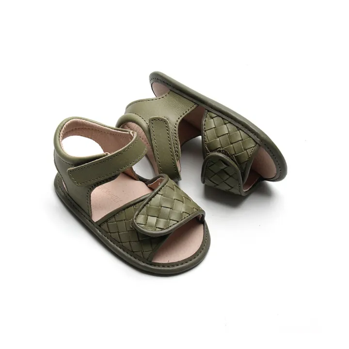 Sandalias tejidas | Verde Kaki- Imagen del producto n°6