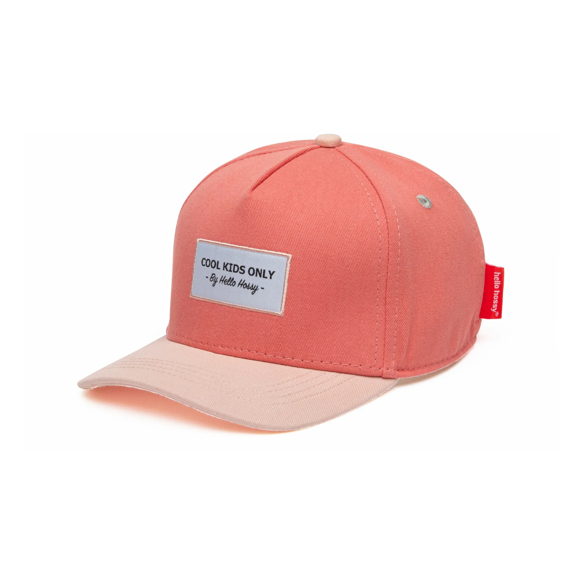 Hello Hossy Pale Pink Plain Curved Visor Cap