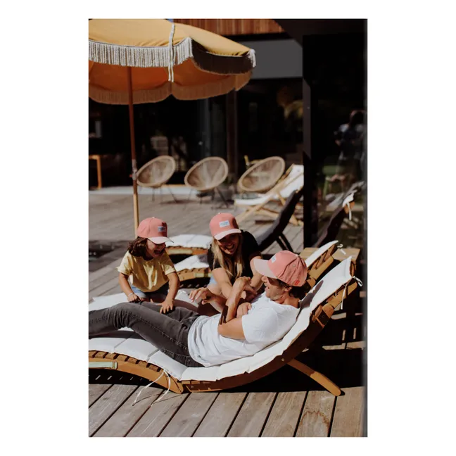 Casquette Visière Courbée Unie | Rose pâle