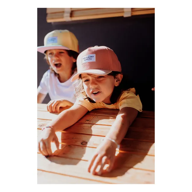 Casquette Visière Courbée Unie | Rose pâle