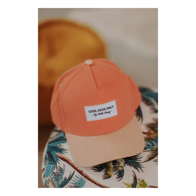 Casquette Visière Courbée Unie | Rose pâle