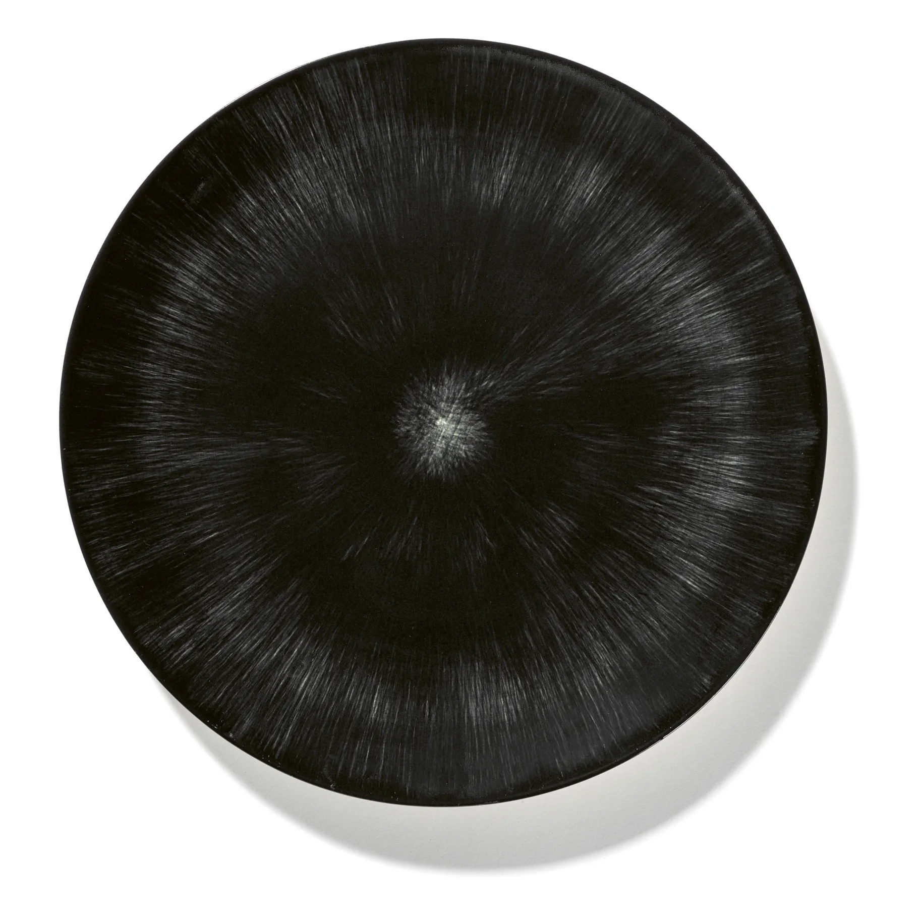 Serax Black Ann Demeulemeester Plates - Set Of 2